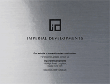 Tablet Screenshot of imperialdevelopments.com